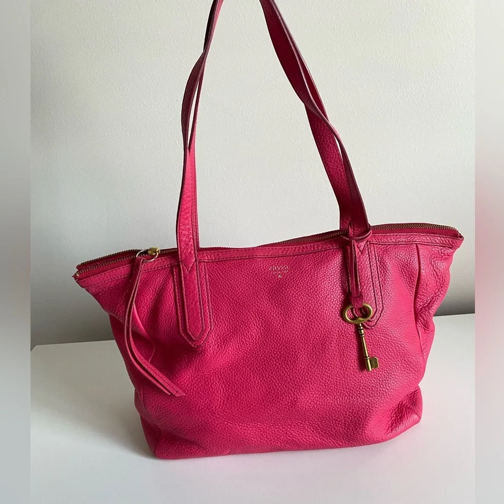 FOSSIL Sydney Shopper Pomegranate - Picture 4 of 13